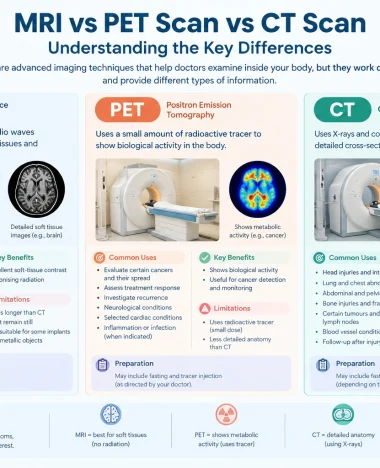 MRI vs PET Scan vs CT Scan